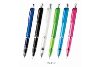 筆圧や角度にあわせて芯をガードする新開発の内部機構によって、強い力をかけても芯が折れないシャープペンシル「デルガード」