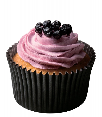 ミスタードーナツは、カラフルでふわふわなホイップクリームにベリーやビスケットなどをトッピングした『N.Y.（ニューヨーク）カップケーキ』シリーズ3種を期間限定で発売する。