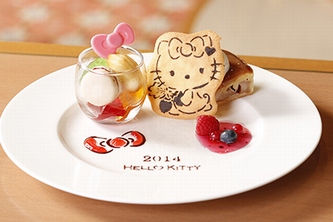京王プラザホテル多摩は、『ハローキティのオリジナルデザートプレート』と『ハローキティケーキ』を発売した。