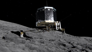 フィラエ、チュリュモフ・ゲラシメンコ彗星へ着陸　成否は不明（Image credit: ESA）
