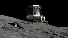 フィラエ、チュリュモフ・ゲラシメンコ彗星へ着陸　成否は不明（Image credit: ESA）