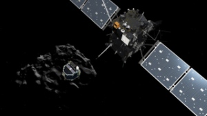 彗星探査機ロゼッタ、着陸機フィラエを分離　彗星表面へ挑む（Image credit: ESA）