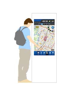 地図表示と多言語コールセンターを組み合わせた訪日外国人向け多言語コンシェルジュサービス「Smart-Com(スマートコム)」の利用イメージ