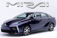 トヨタ自動車は、新開発の4ドアセダンタイプの燃料電池自動車の名称を「MIRAI(ミライ)」に決定した。