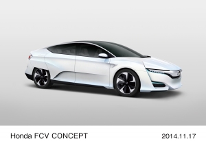 ホンダは、新型FCVのコンセプトカー「Honda FCV CONCEPT」を発表した。(写真提供：ホンダ)