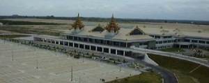 JALUX、三菱商事、ミャンマー大手民間企業グループであるYOMA社の3社コンソーシアムは、マンダレー国際空港の運営に乗り出した。写真はマンダレー国際空港（JALUX、三菱商事の発表資料より）