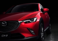 マツダは、2015年春に発売予定の新型コンパクトクロスオーバーSUV「CX-3」のデザインを公開した(写真提供:マツダ) マツダは、2015年春に発売予定の新型コンパクトクロスオーバーSUV「CX-3」のデザインを公開した(写真提供:マツダ)