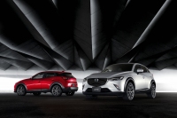 マツダは、2015年春に発売予定の新型コンパクトクロスオーバーSUV「CX-3」のデザインを公開した(写真提供:マツダ) マツダは、2015年春に発売予定の新型コンパクトクロスオーバーSUV「CX-3」のデザインを公開した(写真提供:マツダ)