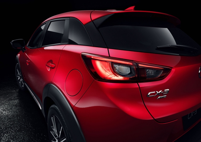 マツダは、2015年春に発売予定の新型コンパクトクロスオーバーSUV「CX-3」のデザインを公開した（写真提供：マツダ）