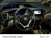 Honda Developer Studioでの車載アプリ開発のイメージ（写真提供：ホンダ）