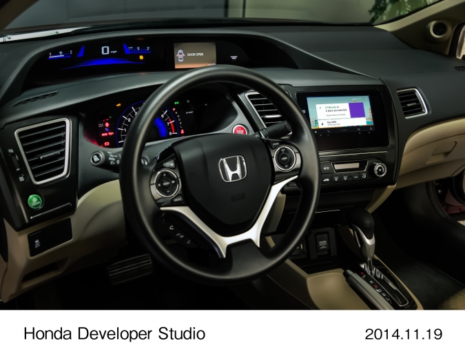 Honda Developer Studioでの車載アプリ開発のイメージ（写真提供：ホンダ）