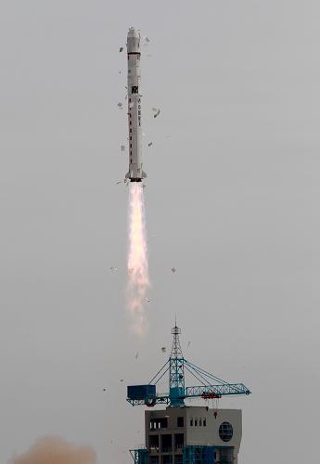 長征二号丁ロケット、地球観測衛星「遥感衛星二十四号」の打ち上げに成功（Image credit: 中央政府门户网站）