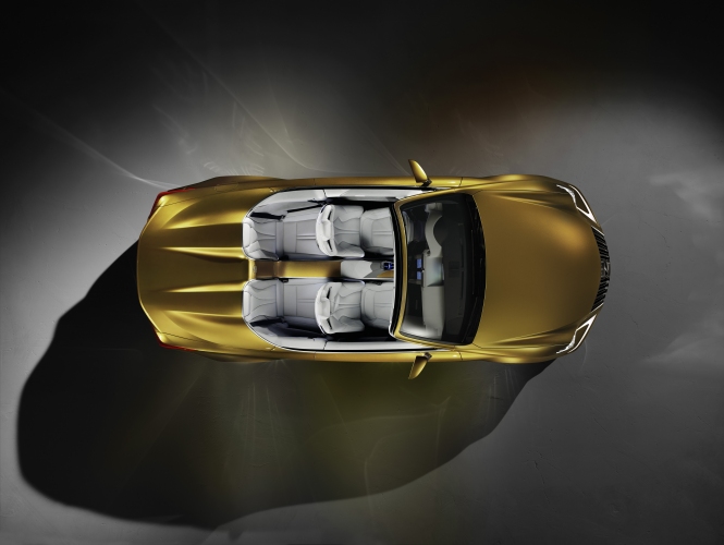 LEXUSのオープンエアタイプコンセプトカー「LEXUS LF-C2」(写真提供：トヨタ自動車)