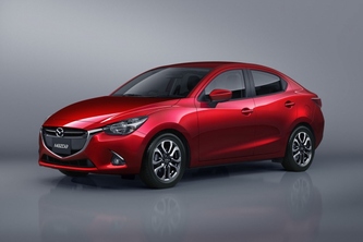 マツダは、今月28日から開催される「タイ国際モーターエキスポ2014」で新型「Mazda2(日本名デミオ)」のセダンを世界初公開する（写真提供：マツダ）