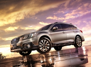 富士重工業の新型「レガシィ アウトバック/B4」が受注好調だ。写真は、「OUTBACK Limited」のエクステリアイメージ（写真提供：富士重工業）