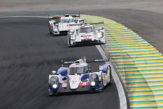 トヨタ・レーシングは、11月30日に開催された「FIA世界耐久選手権シリーズ(WEC)第6戦サンパウロ6時間レース」にて、2位、4位でフィニッシュした（写真提供：トヨタ自動車）