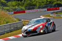 ニュルブルクリンク24時間耐久レース2014参戦車両のTOYOTA86（86号車）（写真提供：トヨタ自動車）