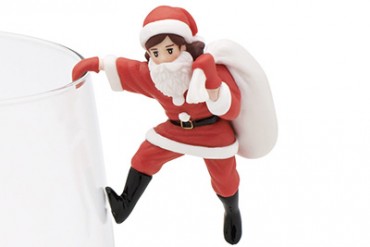 東京・池袋パルコに「コップのフチ子」Xmas限定ストア - サンタのフチ子など