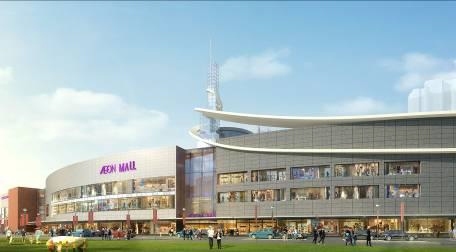 イオンモール武漢金銀潭の外観図(イオンの発表資料より)