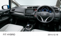 ホンダが一部改良して19日に発売するコンパクトカー「FIT HYBRID(フィット ハイブリッド)」（写真提供：ホンダ）