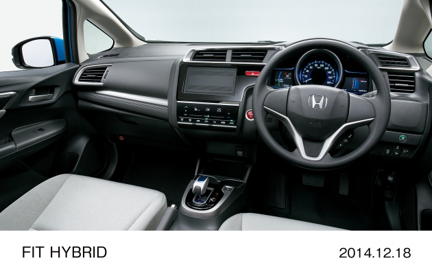 ホンダが一部改良して19日に発売するコンパクトカー「FIT HYBRID(フィット ハイブリッド)」（写真提供：ホンダ）