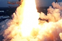 インド、新型ロケットGSLV Mk-IIIの試験打ち上げに成功　有人宇宙船の試作機を搭載（Image credit: ISRO）