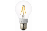 “白熱電球のフィラメント”を再現した「ルミナス LED 電球『クリアタイプ』」（ドウシシャの発表資料より）