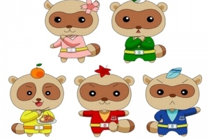 ゆがわら戦隊ゆたぽんファイブ  - Android アプリ 「あそぼう！ゆたぽんファイブ」