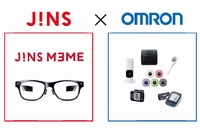 JINSを運営するジェイアイエヌは、オムロンヘルスケアとの共同プロジェクトを立ち上げ、今年発売のセンシング・アイウエア「JINS MEME」(ミーム)のヘルスケア機能を拡張させる。