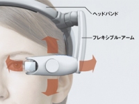 「AiRScouter WD-200S(仮)」(ブラザー工業の発表資料より) 「AiRScouter WD-200S(仮)」(ブラザー工業の発表資料より)