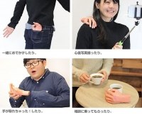 ちょっとコワイ?スマホスタンドの登場です。