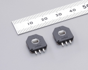 ロータリポジションセンサ「1SVK3シリーズ」(村田製作所の発表資料より) ロータリポジションセンサ「1SVK3シリーズ」(村田製作所の発表資料より)
