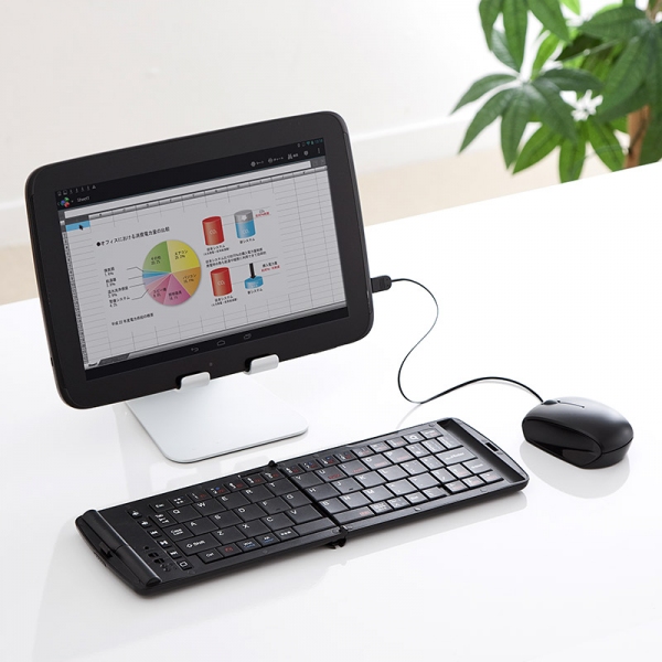 サンワダイレクトが新発売する『micro USBマウス(ケーブル巻取り・Android・Windows・Mac対応・USB変換アダプタ付き)400-MA063シリーズ』