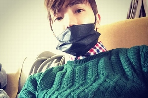 SUPER JUNIORのドンヘが機内からメッセージを伝えた。