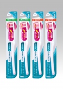 歯のすみずみの汚れを落としながら歯周ポケットもキレイにできるという「システマ アーチフィット ハブラシ」 歯のすみずみの汚れを落としながら歯周ポケットもキレイにできるという「システマ アーチフィット ハブラシ」