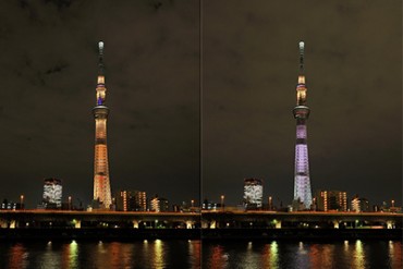 東京スカイツリーがバレンタイン限定カラーにライティング、特別なスイーツやイベントも登場