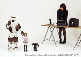 「V-Sido × Songle」での動作実績のあるロボットの例（産総研の発表資料より）