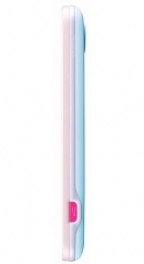 KDDI、沖縄セルラーが1月下旬に発売するau初のジュニア向けスマートフォン「miraie」（写真提供：KDDI）