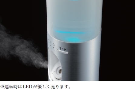 カドー社が25日に発売する小型で持ち運び可能な加湿器『MH-C10U』