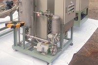 奥村組と日本海水、ナゴヤ大島機械が開発した油や揮発性有機化合物(VOC)を含んだ汚染水を高効率で浄化する装置（奥村組の発表資料より）