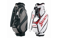 ダンロップスポーツは、9.5型の大口径ながら2.9kgと軽量なゼクシオブランドのキャディバッグ「GGC-X060」を2月14日、スポーティなデザインでさらに軽い2.7kgのスリクソンブランドのキャディバッグ「GGC-S088」を3月14日に発売する（写真：同社発表資料より）