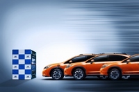 予防安全性能アセスメントの評価点で満点を獲得した「SUBARU XV」の運転支援システムの動作イメージ（写真提供：富士重工業）