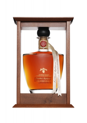 サントリースピリッツが4月7日から数量限定で販売する新商品「ジムビーム ディスティラーズ マスターピース」