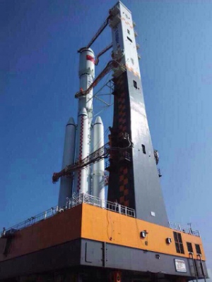 中国の新型ロケット長征七号、地上総合試験を実施(Image credit: 9ifly) 中国の新型ロケット長征七号、地上総合試験を実施(Image credit: 9ifly)