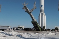 プロトンM/ブリーズMロケット、発射台へ　インマルサット5 F2を搭載（Image credit: Roskosmos）