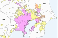 東京ガスや同社グループ会社などのガス供給エリアの概要図（東京ガスの発表資料より）