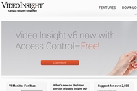 パナソニックは、米国のビデオマネジメントソフトウェア会社Video Insightを買収する。写真は、Video Insight社のWebサイト。