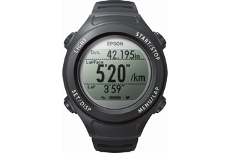 セイコーエプソンのGPS Sports Monitor「WristableGPS」の新商品「SF-110B」（写真提供：セイコーエプソン）