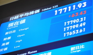 日経平均の終値は１万７７１１円９３銭（６３円４３銭高）、ＴＯＰＩＸは１４２４．９２ポイント（７．７３ポイント高）、出来高概算（東証１部）は２０億７５万株。