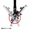 デスク上の任意の位置に7～11インチまでの画面サイズのタブレットやiPadを固定できるクランプ固定式のタブレットアーム「CR-LATAB13」